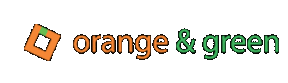 orange & green